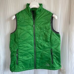 LL Bean Green Lightweight Primaloft Insulation Quilted Vest, XL